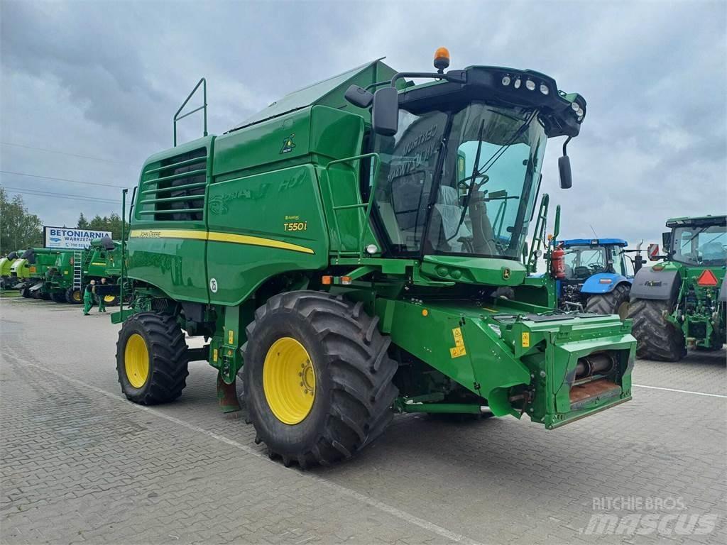 John Deere T550 Skurtreskere