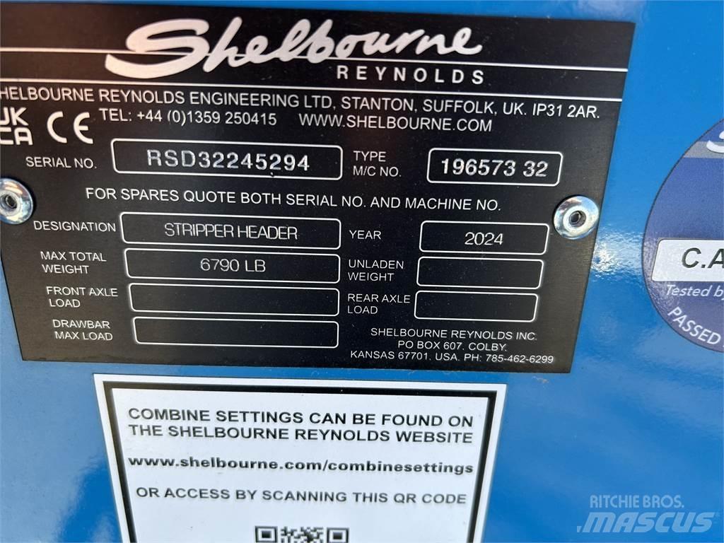 Shelbourne R32 Skurtresker tilbehør
