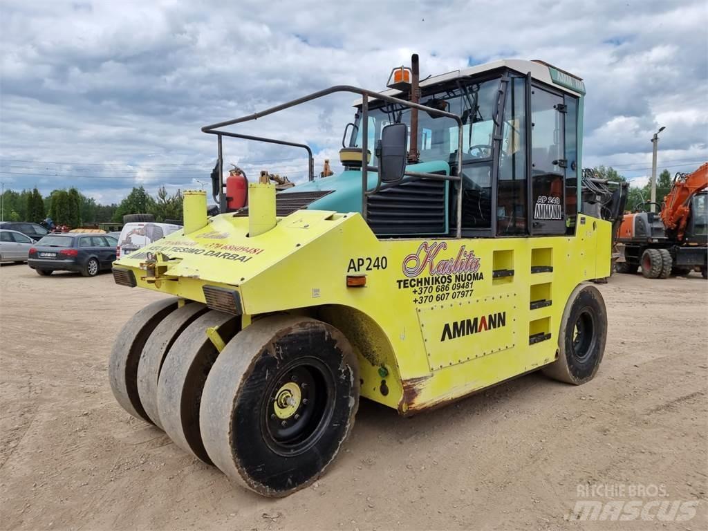 Ammann AP240 Gummihjulsvalser