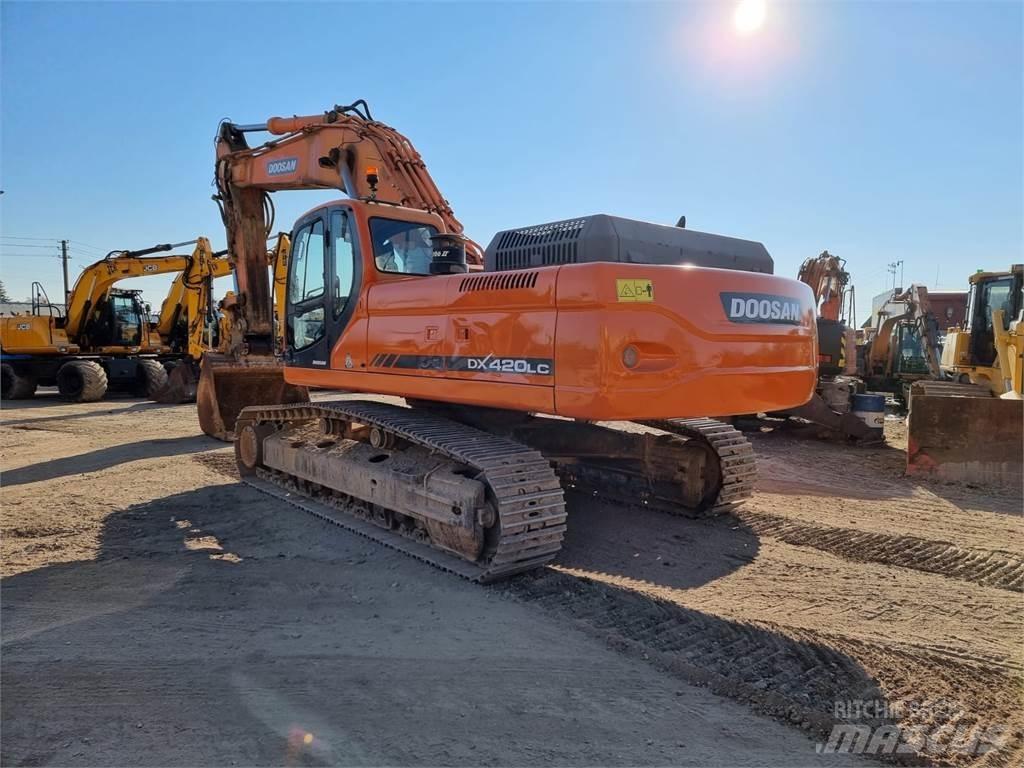 Doosan DX420LC Beltegraver