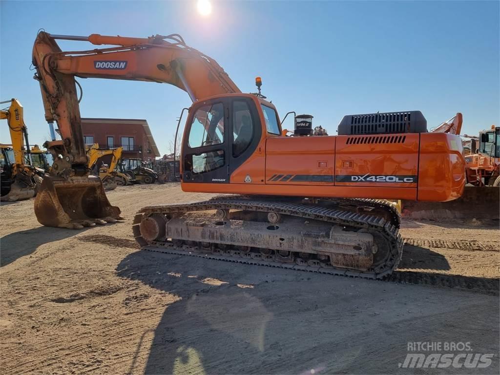 Doosan DX420LC Beltegraver