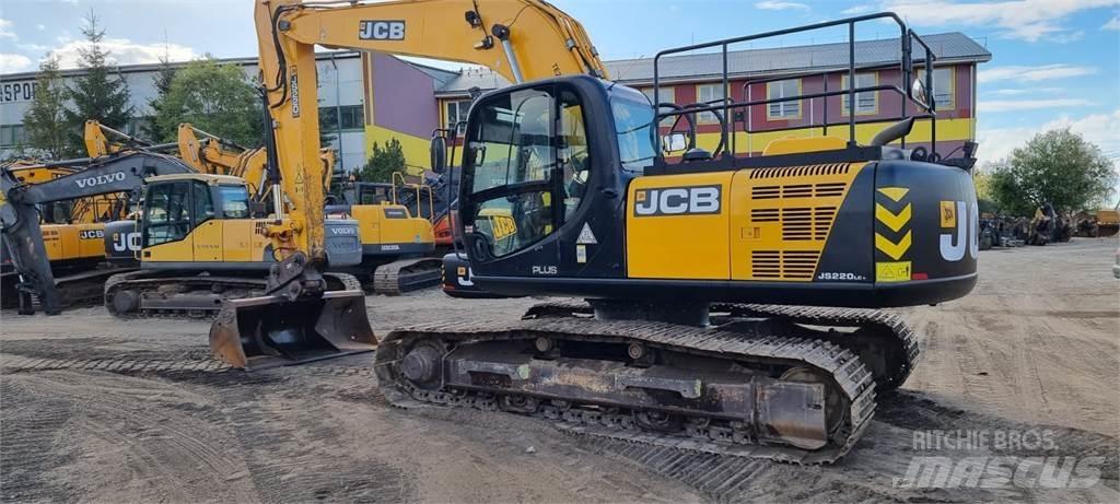 JCB JS220LC Plus + Beltegraver
