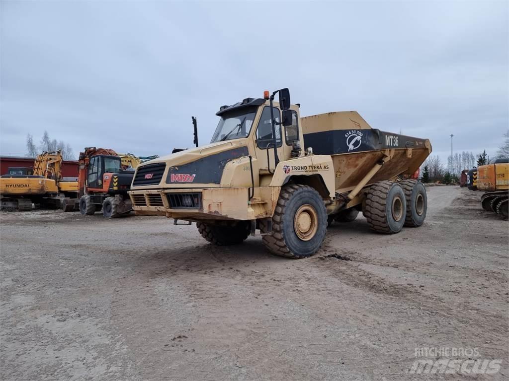 Moxy MT36 series II Rammestyrte Dumpere