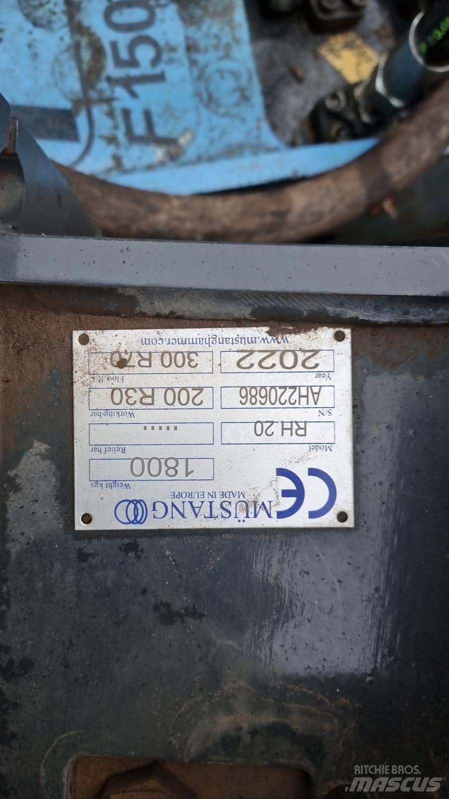 Mustang RH20 Hydrauliske hammere