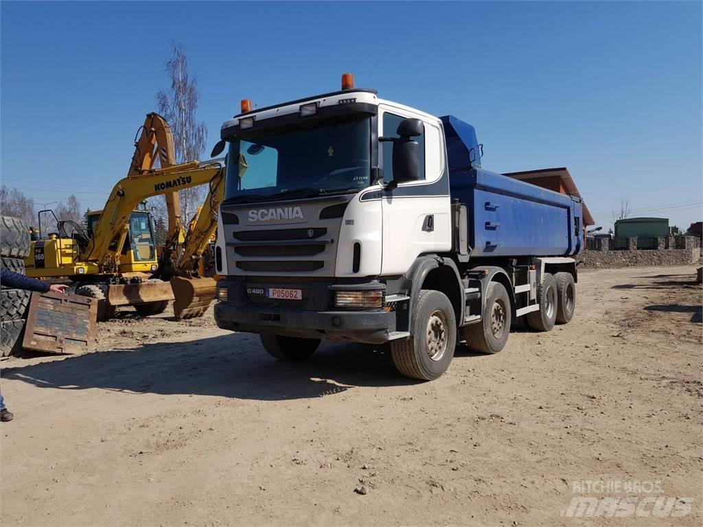 Scania G480 8x4 Liftdumper biler