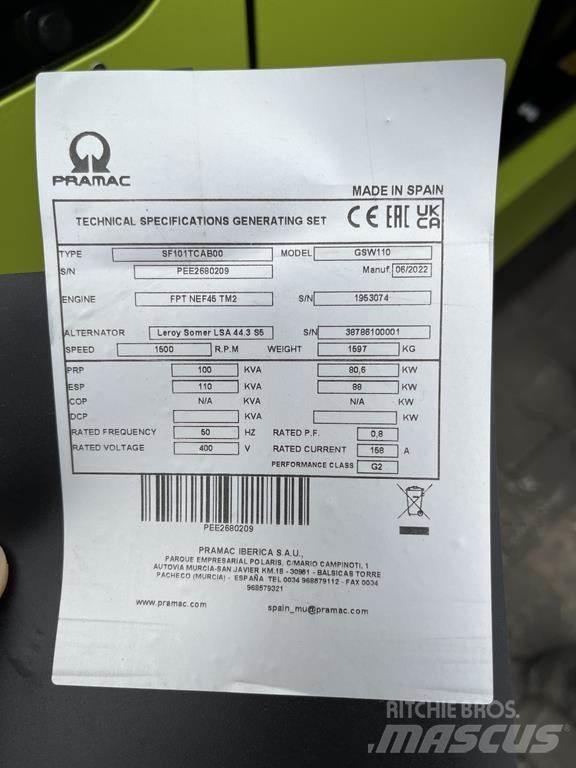 Pramac GSW110 Andre Generatorer