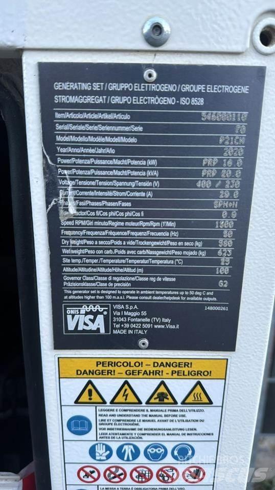 Visa P21CK Andre Generatorer