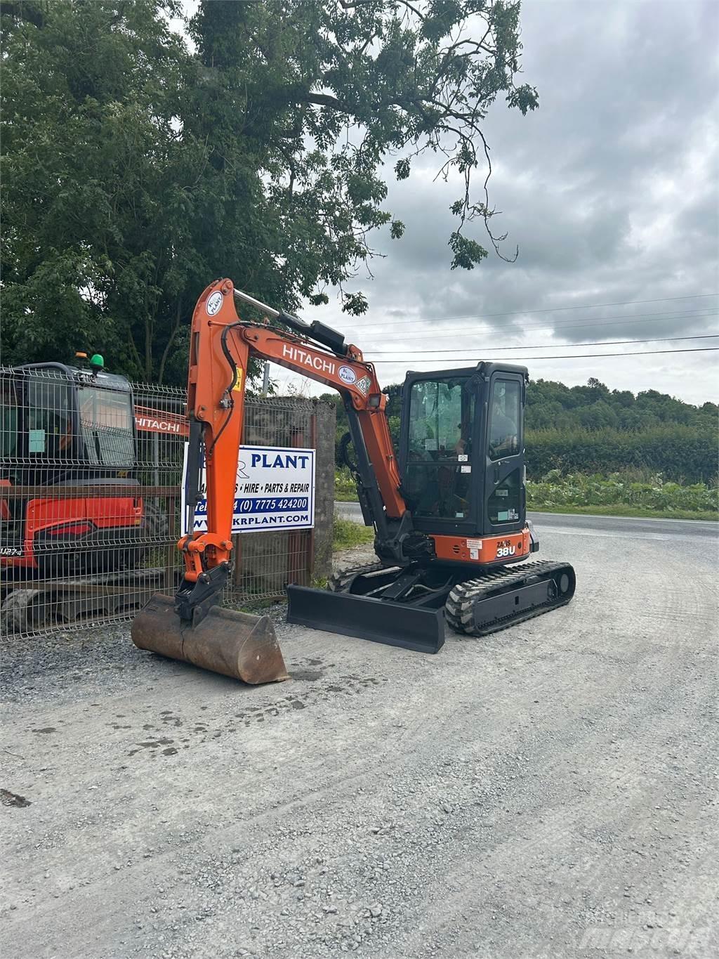 Hitachi ZX38U-6 Beltegraver