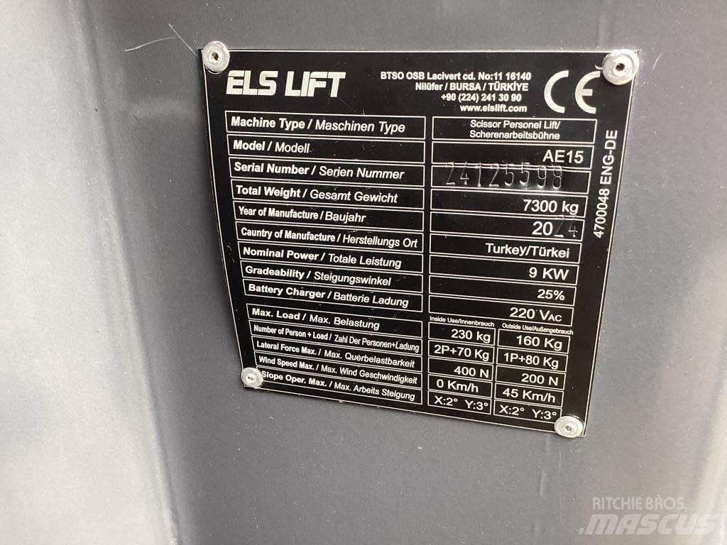 ELS LIFT AE15 Leddede bomlifter