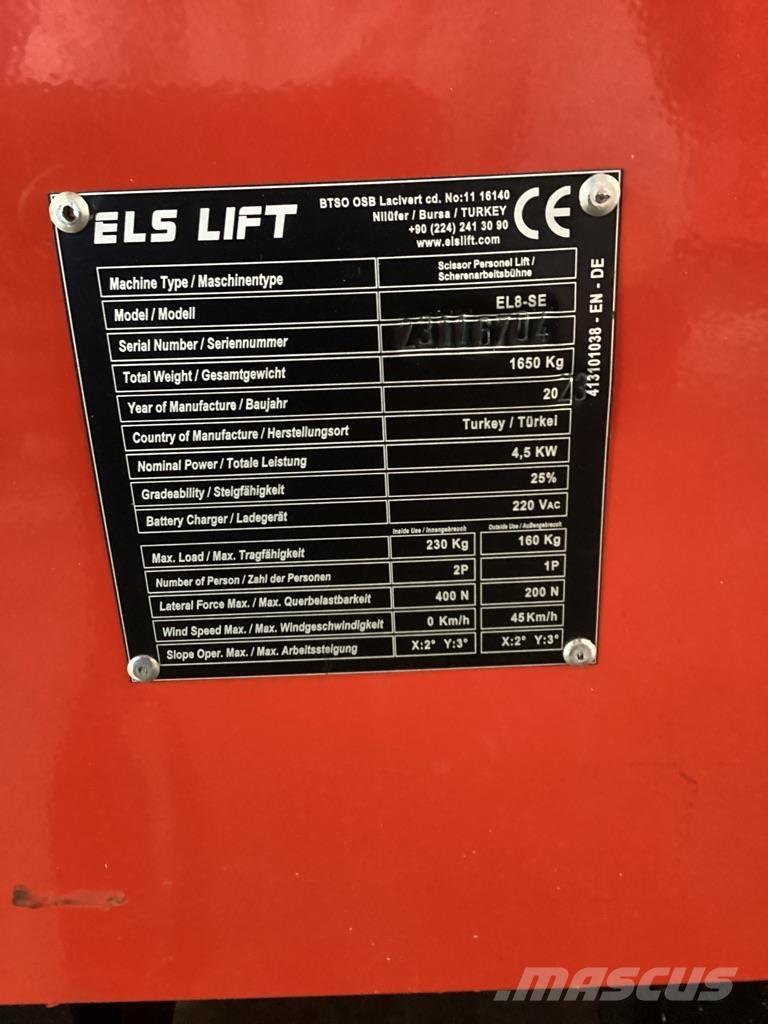 ELS LIFT EL8-SE Sakselifter