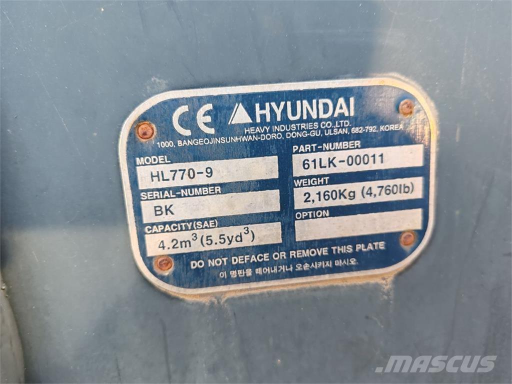 Hyundai HL770-9A Hjullastere