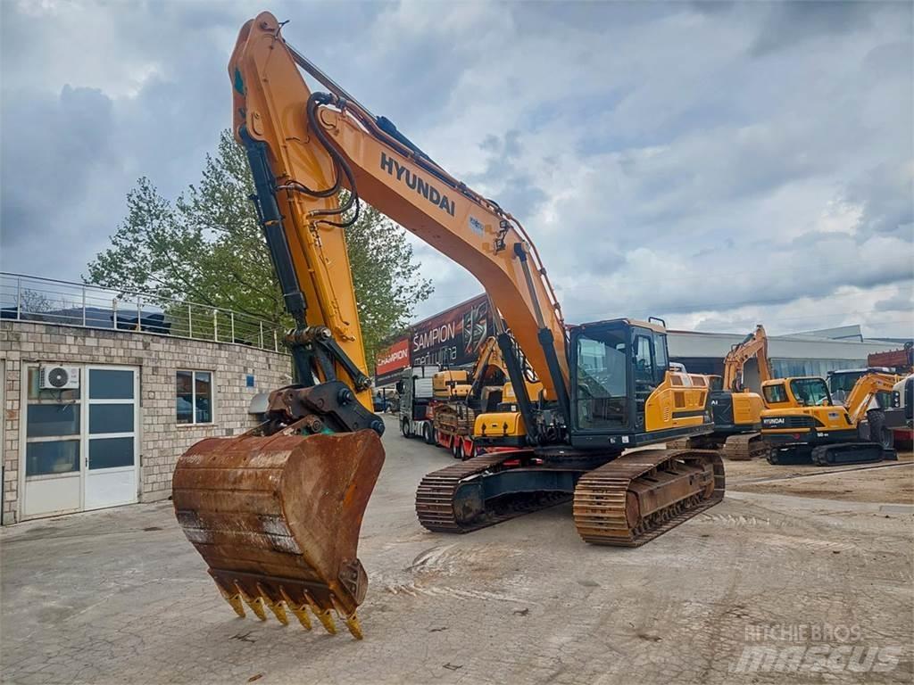Hyundai HX330L Beltegraver