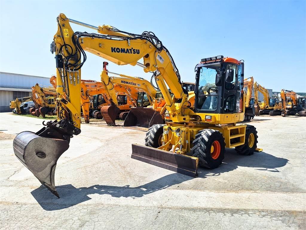 Komatsu PW118MR-8 Hjulgravere