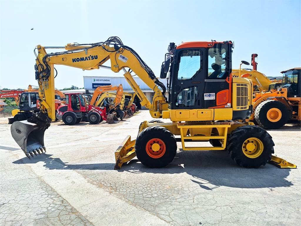Komatsu PW118MR-8 Hjulgravere