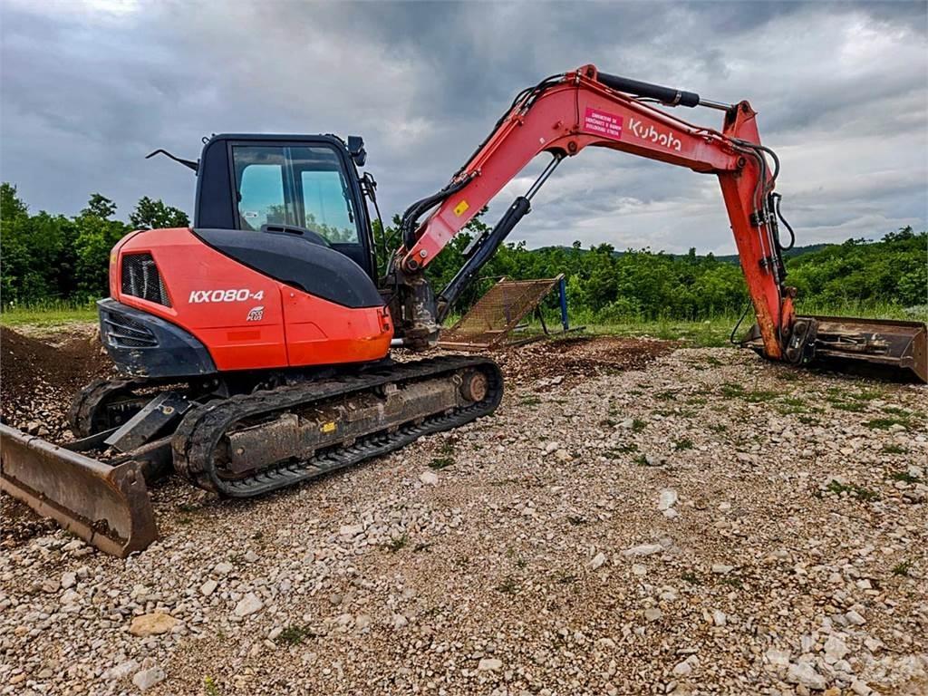 Kubota KX080-4 Minigravere <7t