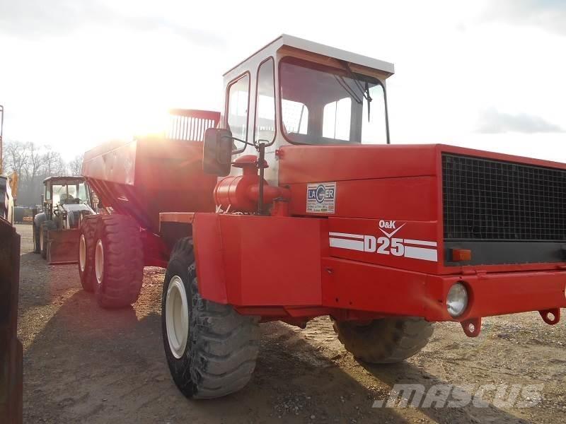 O&K D25 Rammestyrte Dumpere