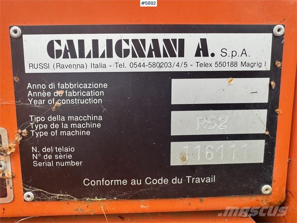  Callignani R52 Andre gressmaskiner