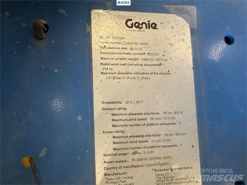 Genie GS-2646 Tilhengerlifter