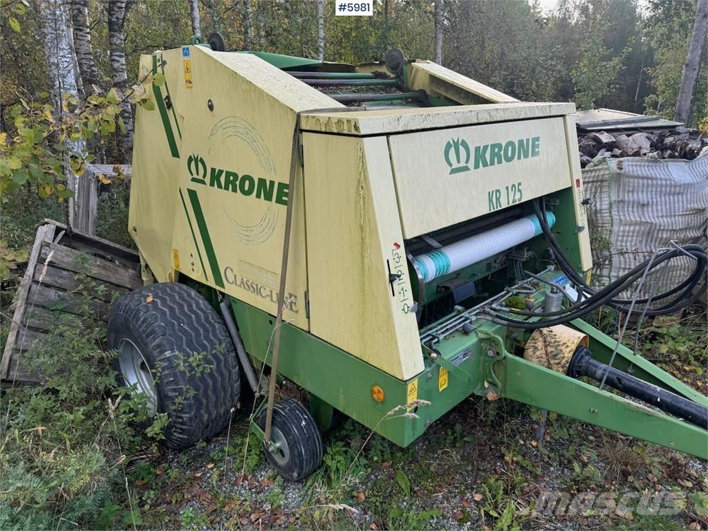 Krone KR 125 Andre gressmaskiner
