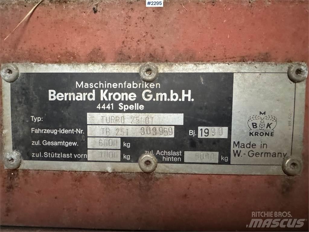 Krone Turbo 2500 Andre gressmaskiner