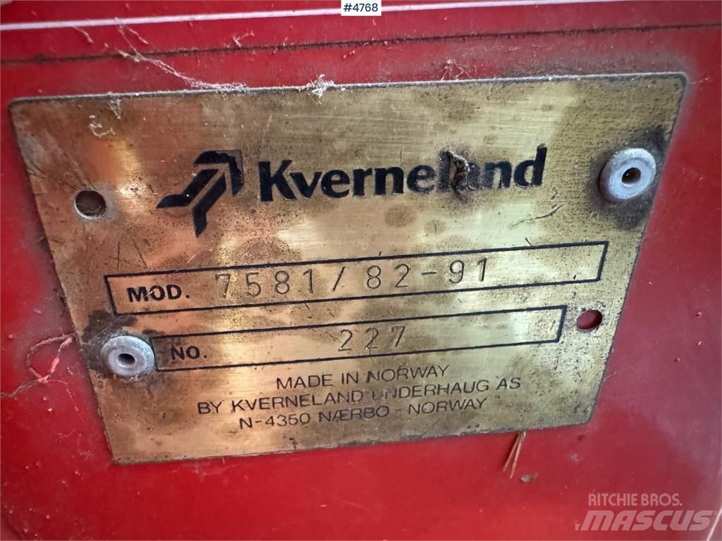 Kverneland 7581 Andre gressmaskiner