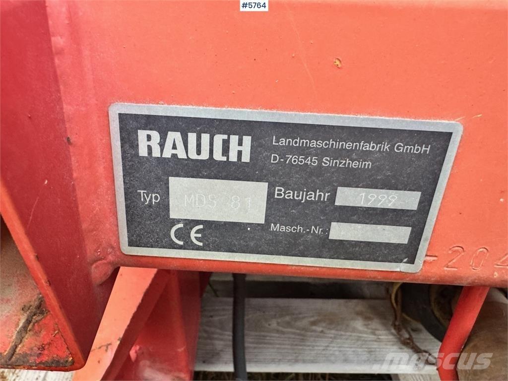 Rauch MDS 81 Såmaskiner