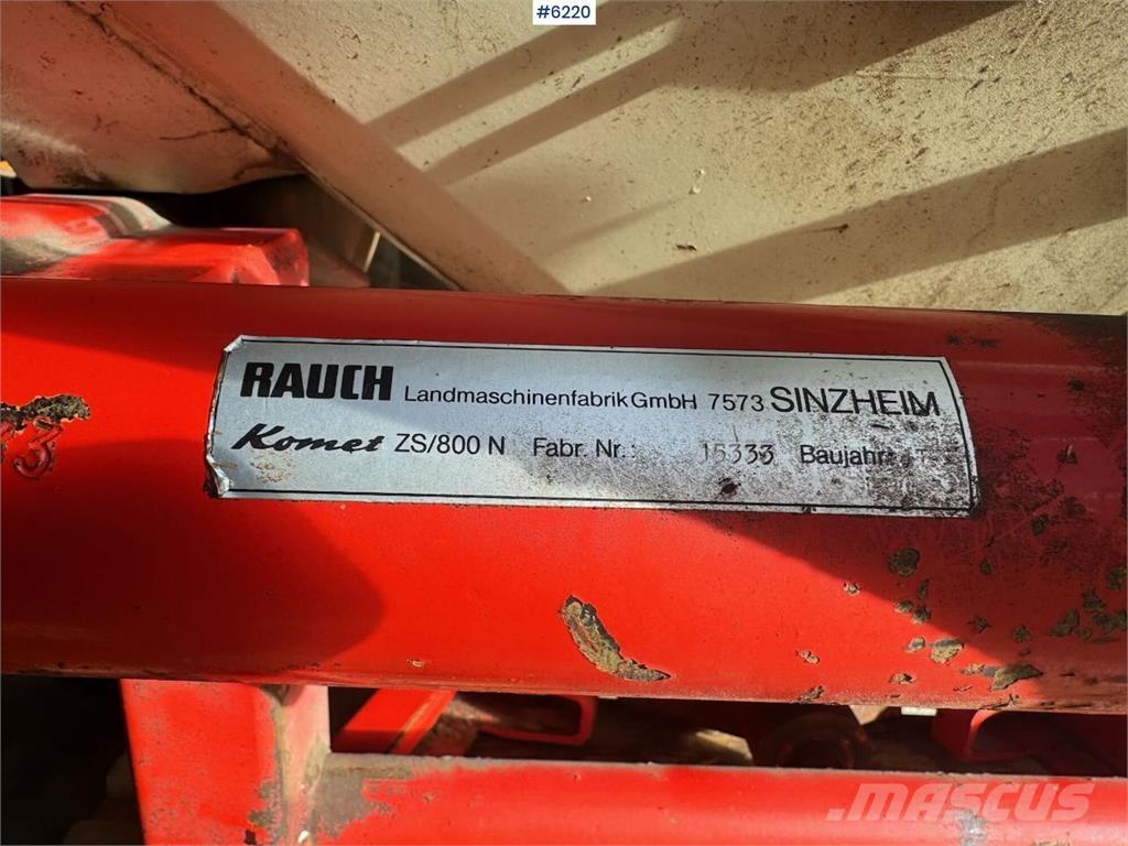 Rauch ZS800 Såmaskiner