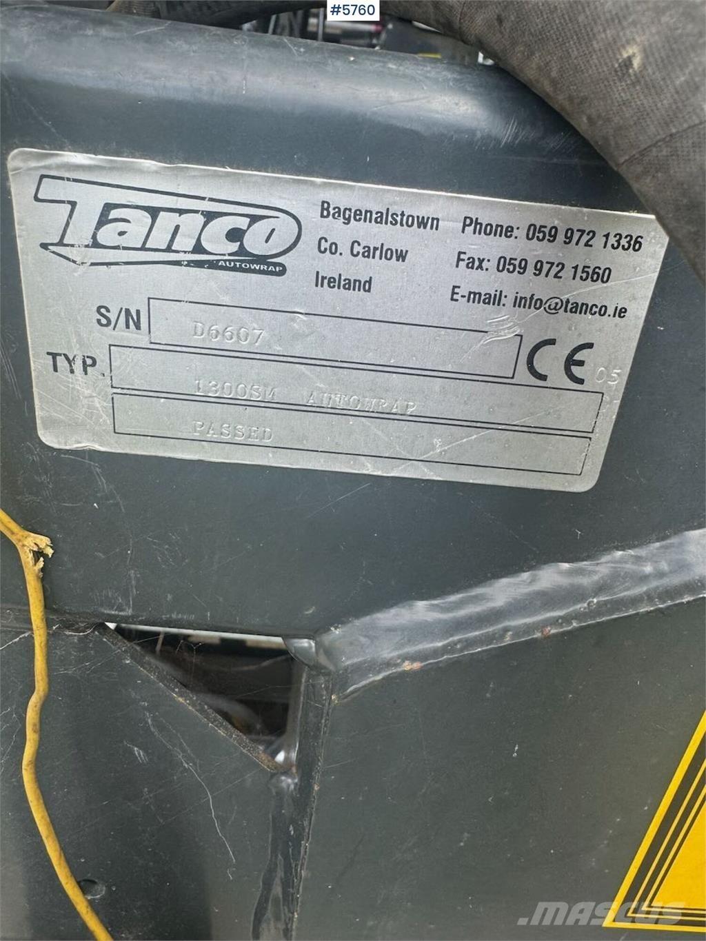 Tanco 1300SM Andre gressmaskiner