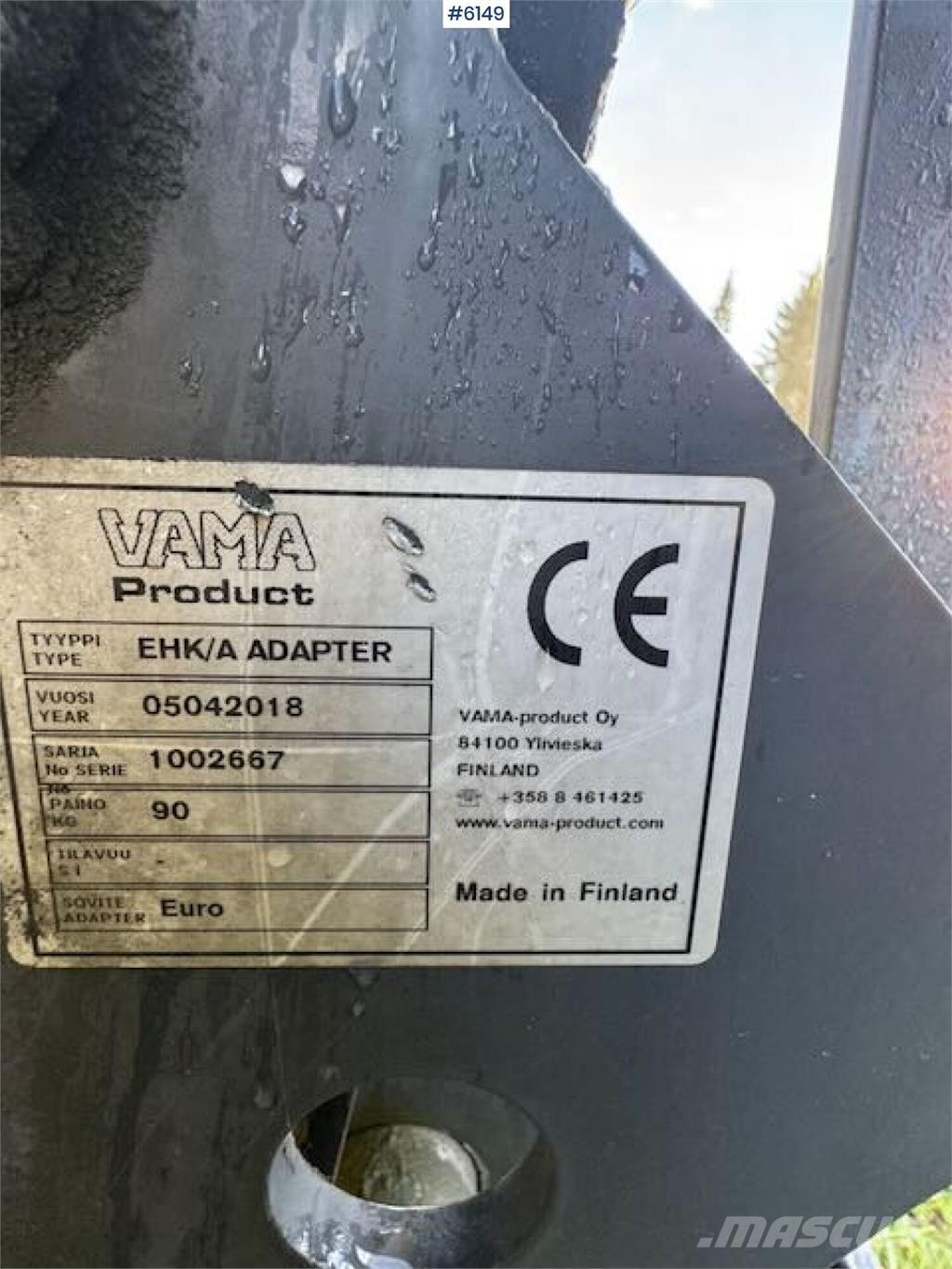 Vama Frontkost Slepesprøyter