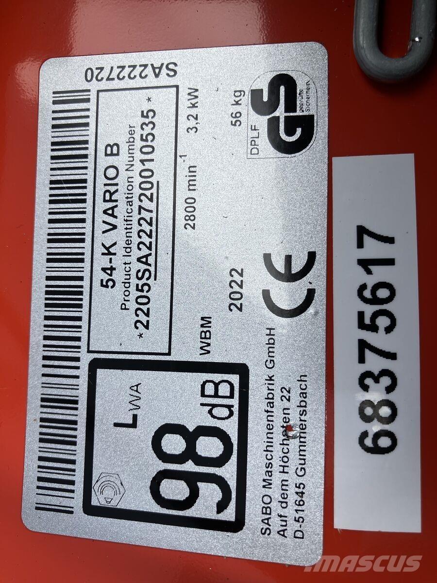  54- K Vario B Park- og hagemaskiner - Annet