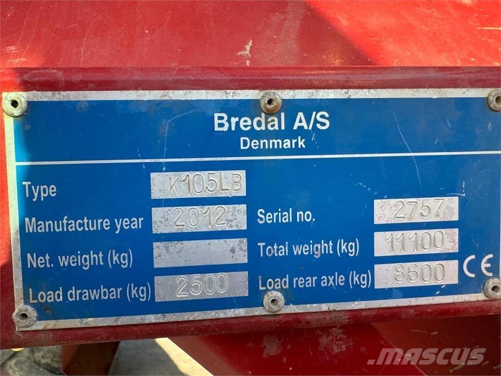Bredal K105LB Annet gjødselutstyr