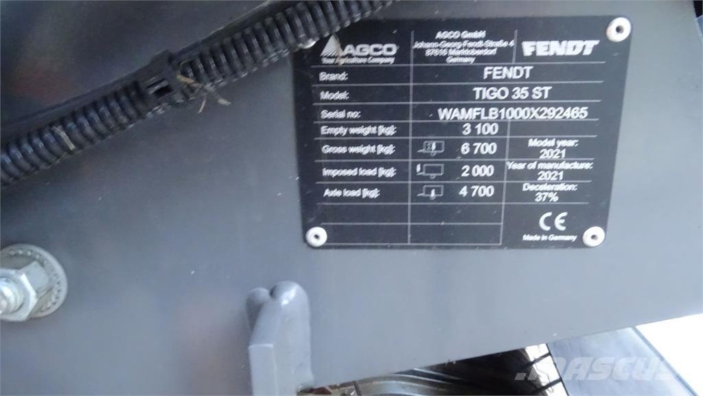 Fendt Tigo Selvlastende vogner