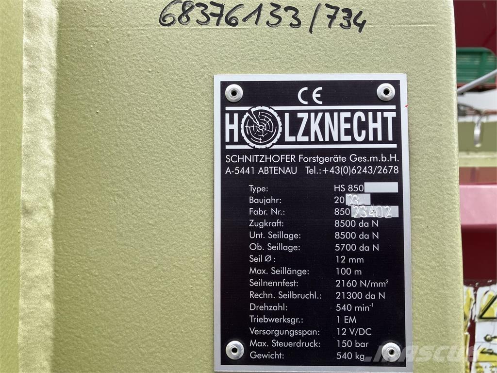  HOLZKNECHT HS 850 Vinsjer