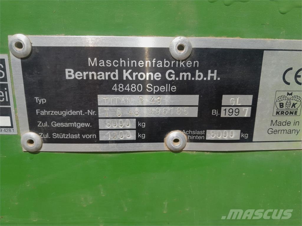 Krone Titan R48 Selvlastende vogner