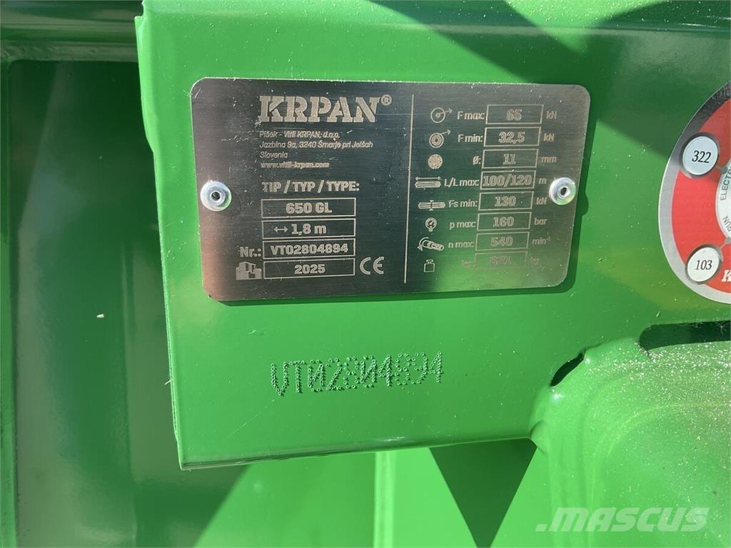 Krpan 650GL Vinsjer