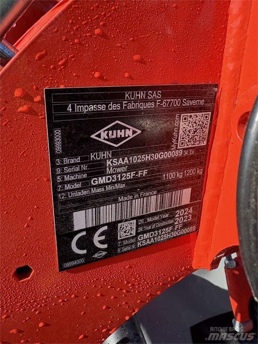 Kuhn GMD 3125 F - FF Slåmaskiner