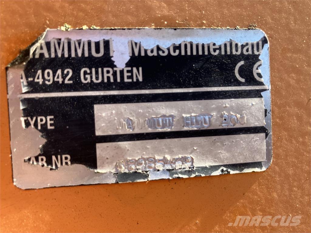 Mammut HLU 200 Frontlaster ektrautstyr