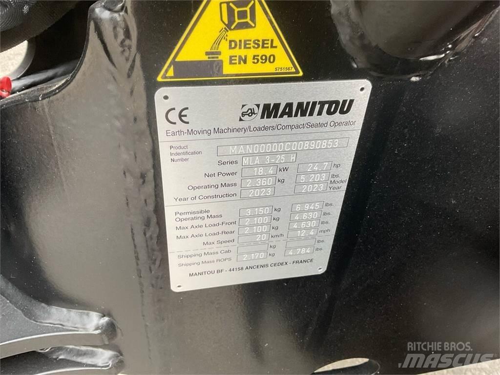 Manitou MLA 3-25 H Frontlastere og graveredskap