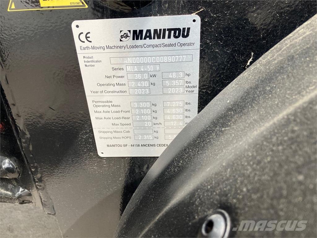 Manitou MLA 4-50 Frontlastere og graveredskap