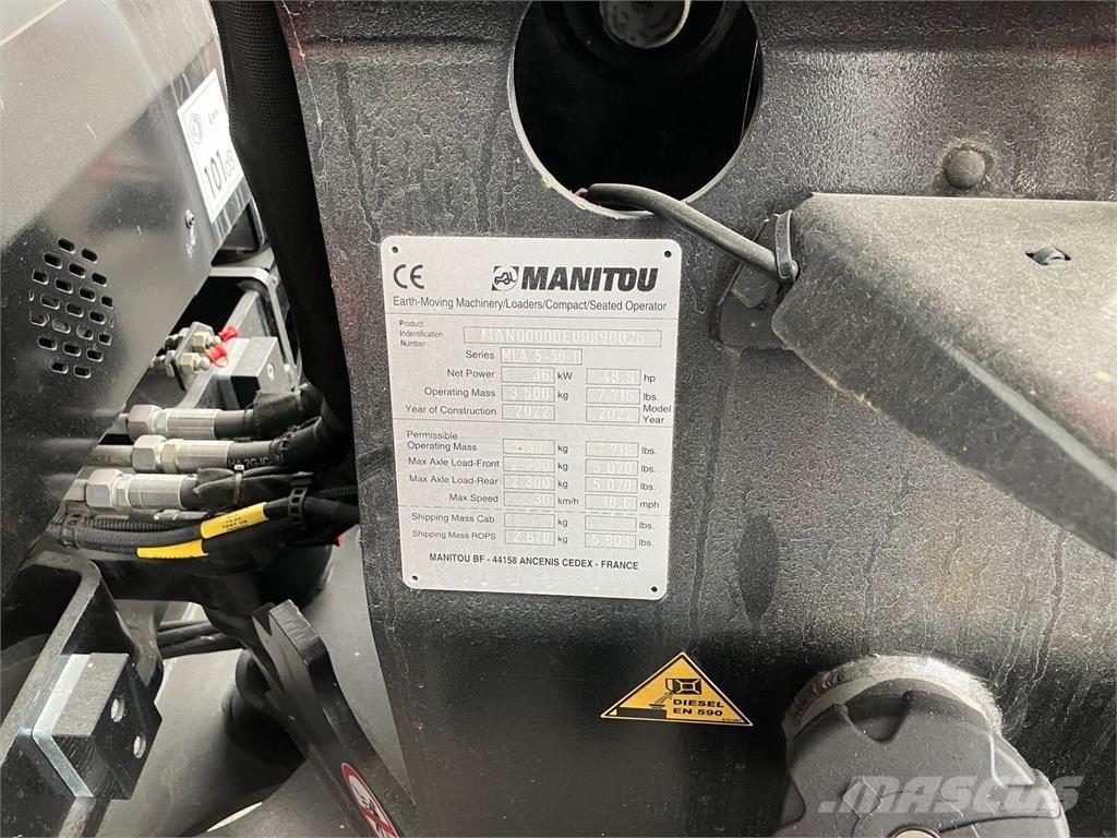 Manitou MLA 5-50 Frontlastere og graveredskap