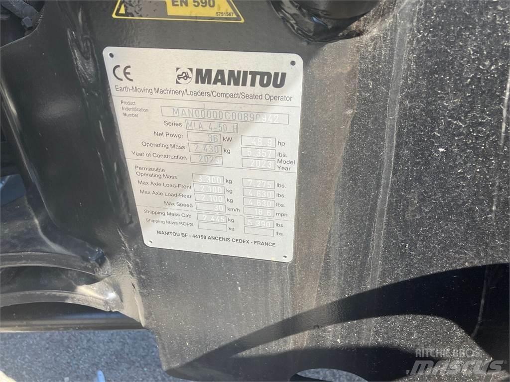 Manitou MLA4-50 Frontlastere og graveredskap