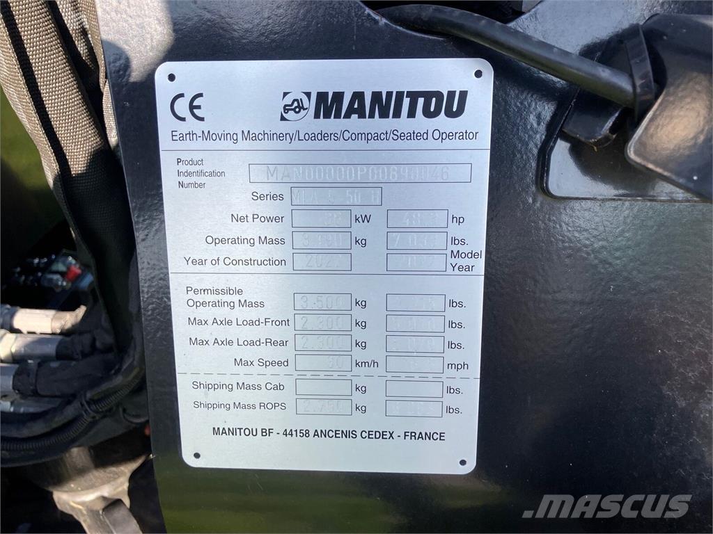 Manitou MLA5-50 Frontlastere og graveredskap