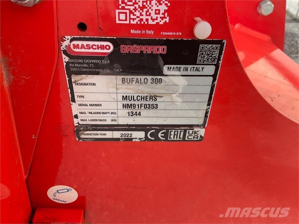 Maschio Bufalo 300 Beitepussere og toppkuttere