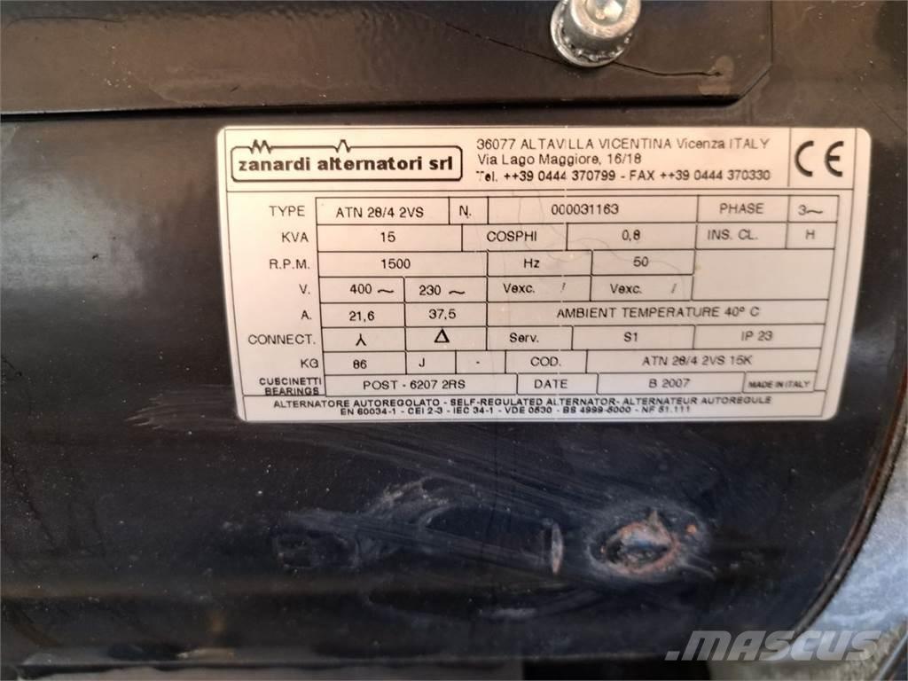 Mase 15 kVA Livdyr annet utstyr