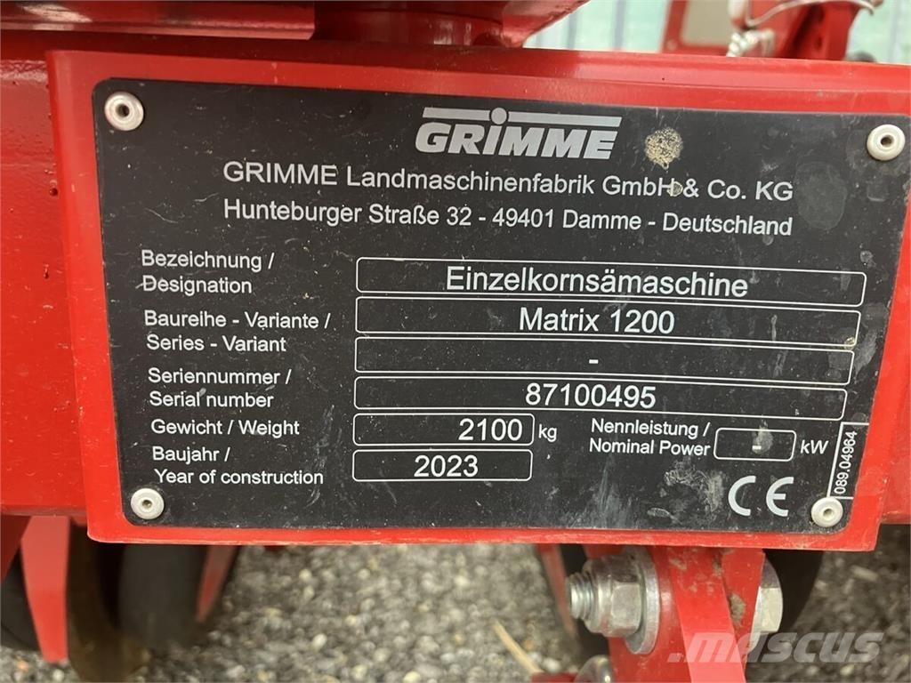  Matrix 1200 Sette- og Plantemaskiner
