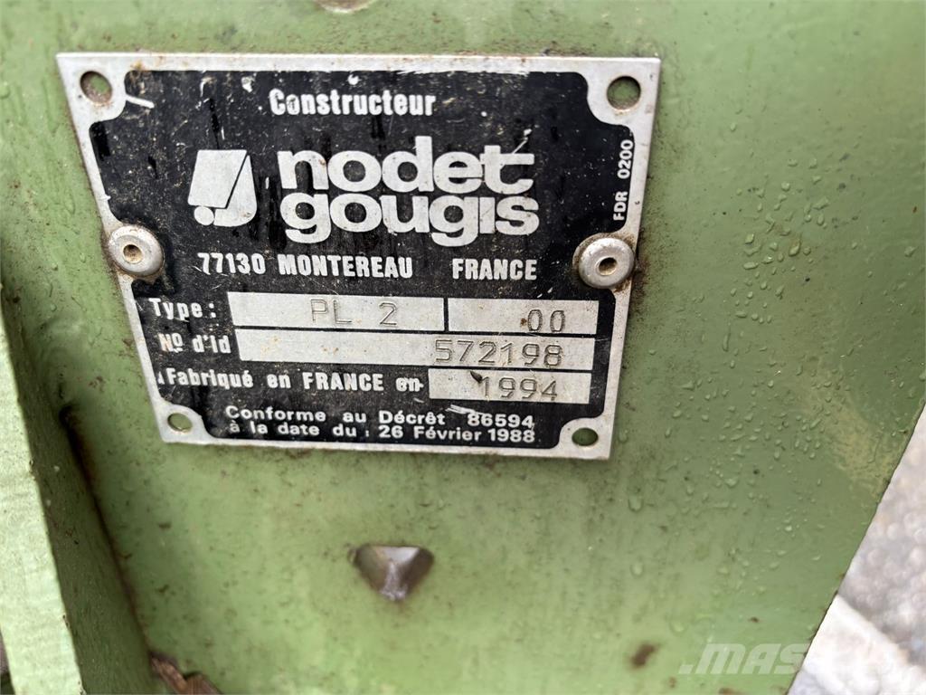 Nodet 6 Reihig Sette- og Plantemaskiner