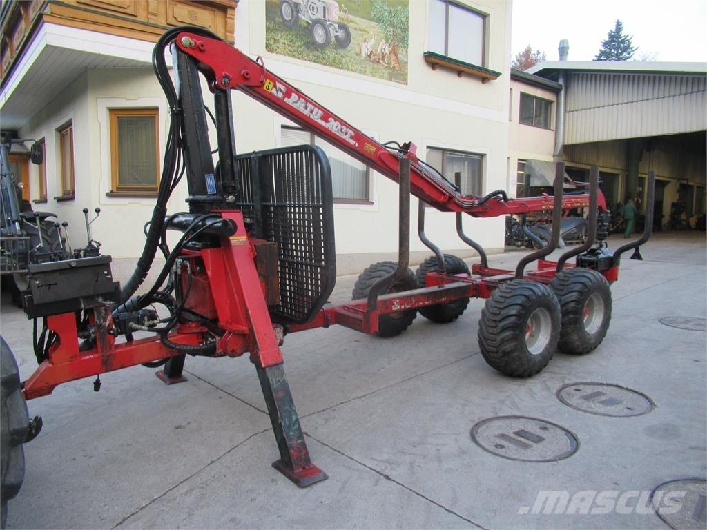 Patu 8T + 203T Tømmerhengere