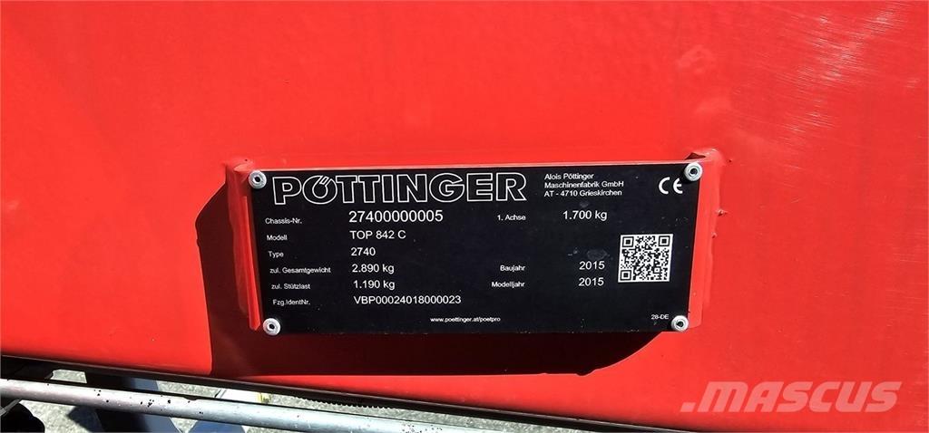 Pöttinger TOP 842C Svanser