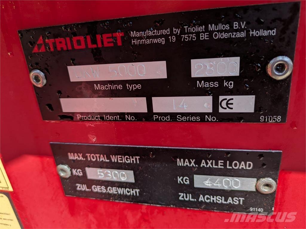 Trioliet UKW 5000 Landbruk - Annet