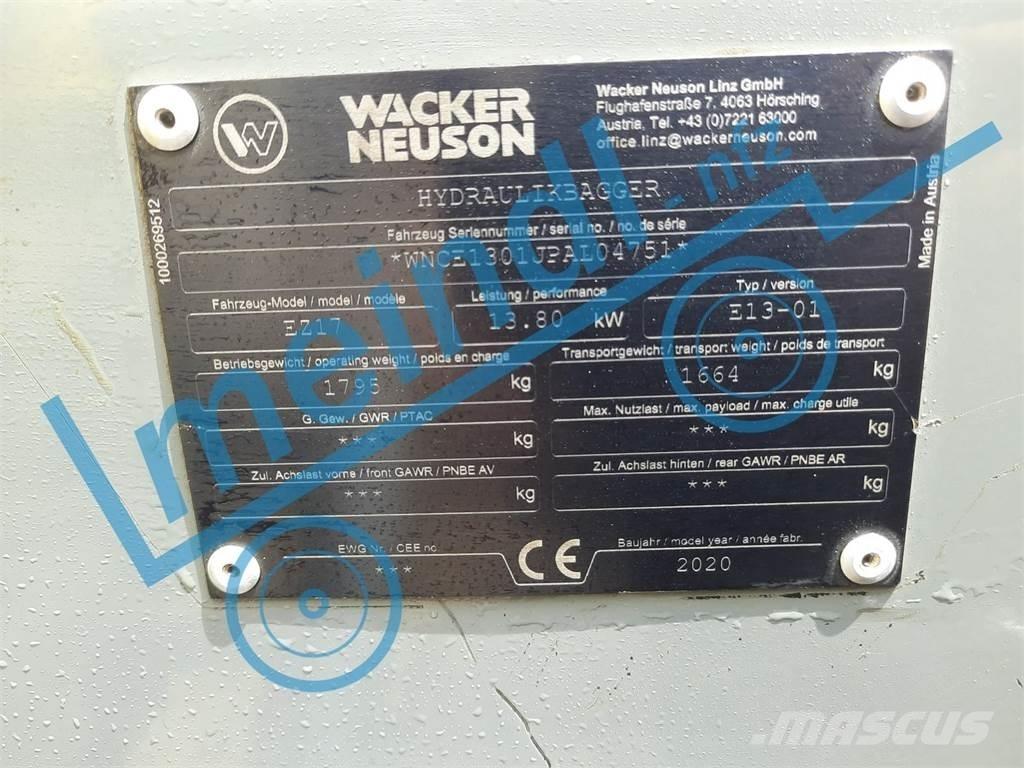 Wacker Neuson EZ 17 Minigravere <7t